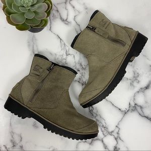 Sorel Meadow Waterproof Suede Leather Ankle Boots